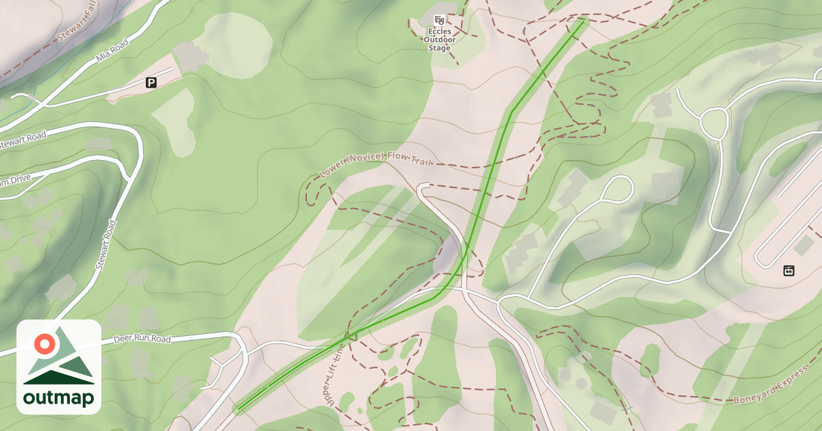 Map of Lower Stampede