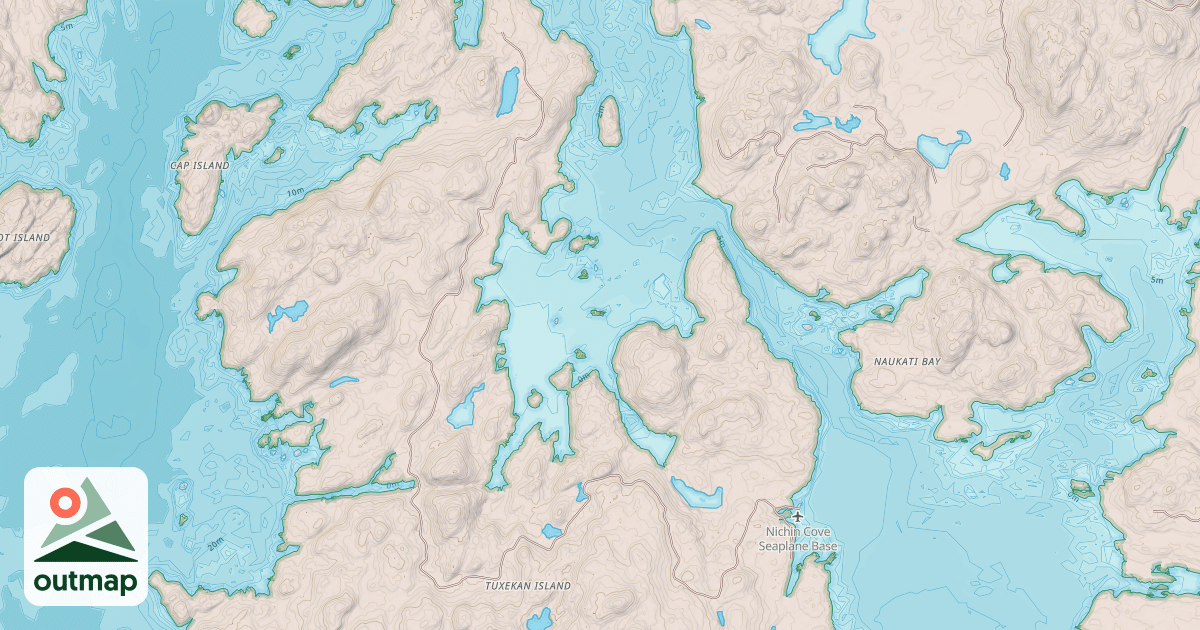 Map of NORTH TUXEKAN ROAD