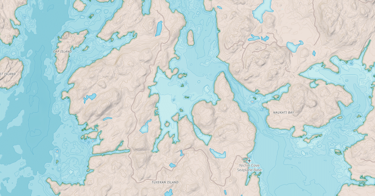Map preview of NORTH TUXEKAN ROAD