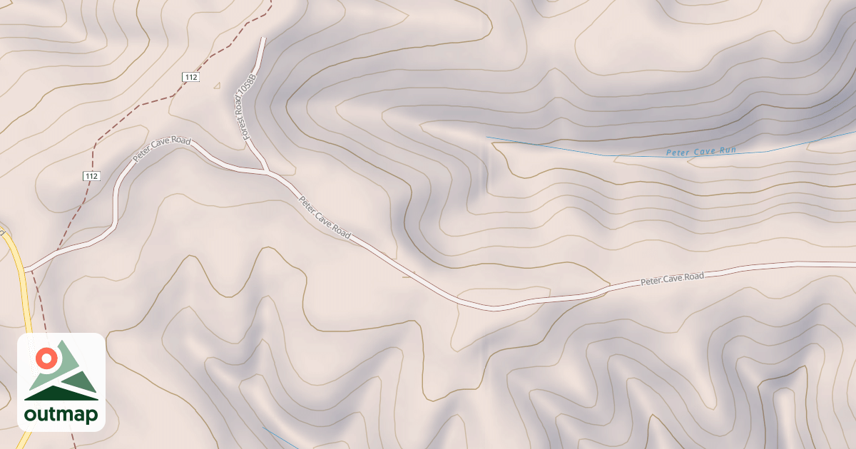 Map of PETER CAVE