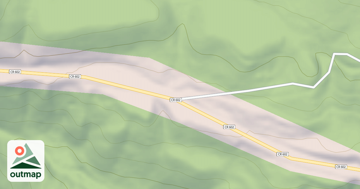 Map of NORTH BOULDER RIDGE