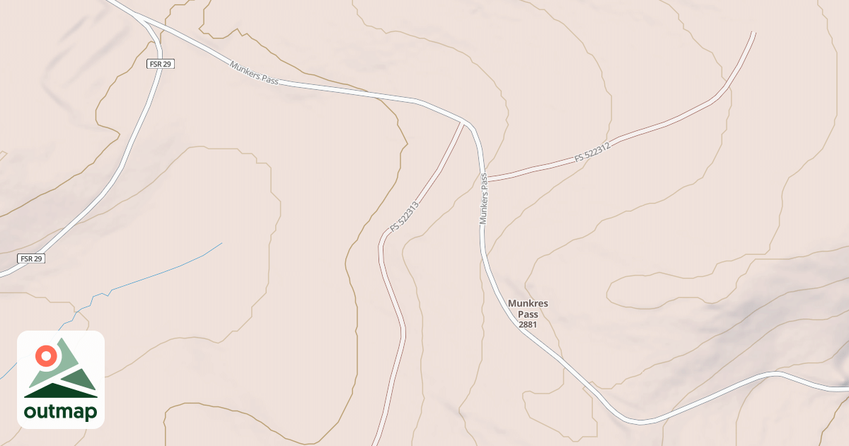 Map of MUNKRES PASS