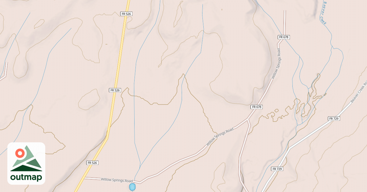 Map of WILLOW SPRINGS
