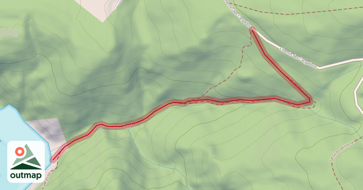 Map of Sentier Crique de la Fosse