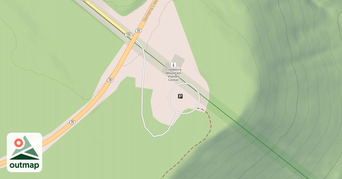 Map of CRANBERRY VIS