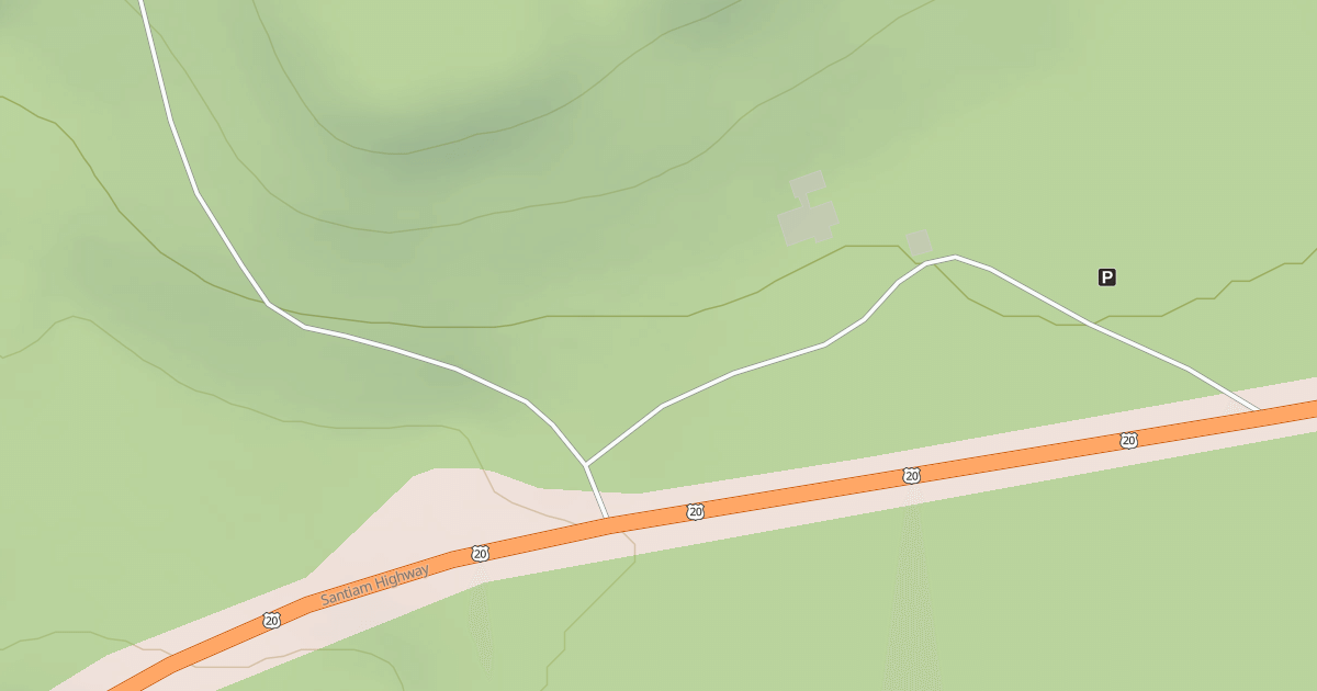 Map preview of SANTIAM LODGE