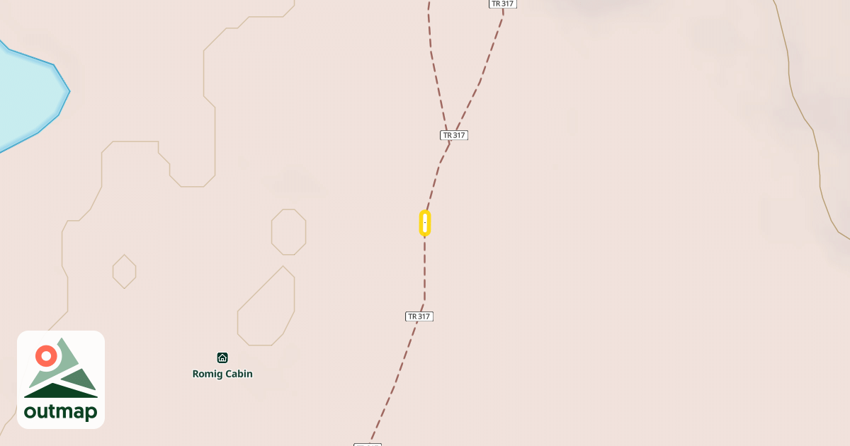 Map of Resurrection Pass Trail