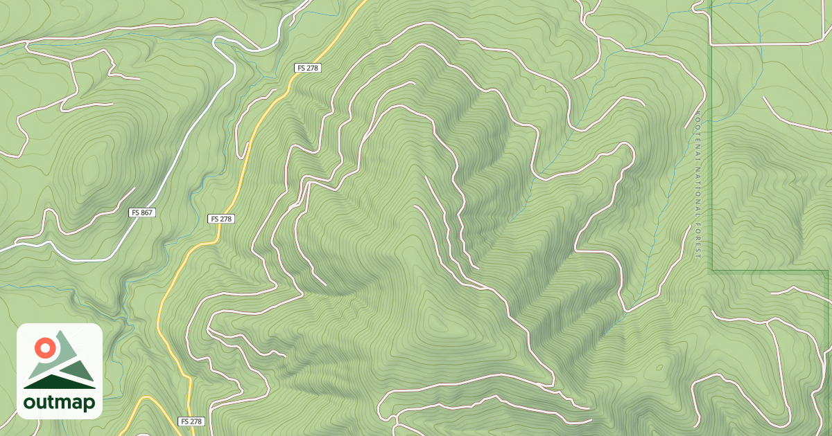Map of BIG HOODOO B
