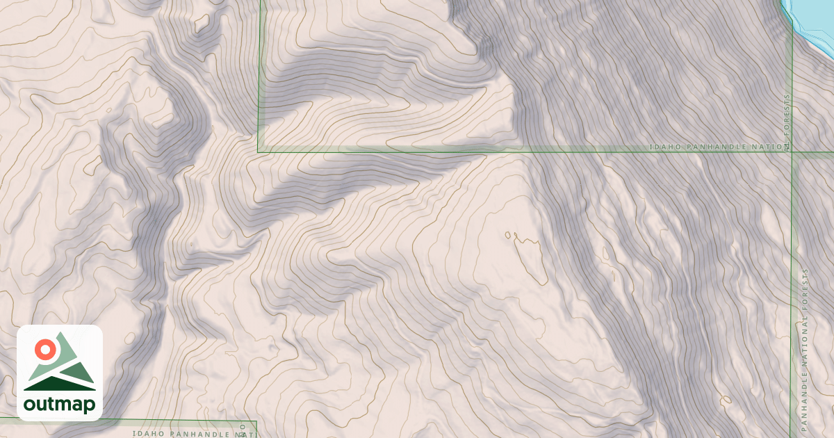 Map of CAPE HORN PEAK AA