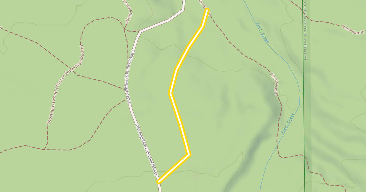 Map preview of Thoroughfare (Winter)