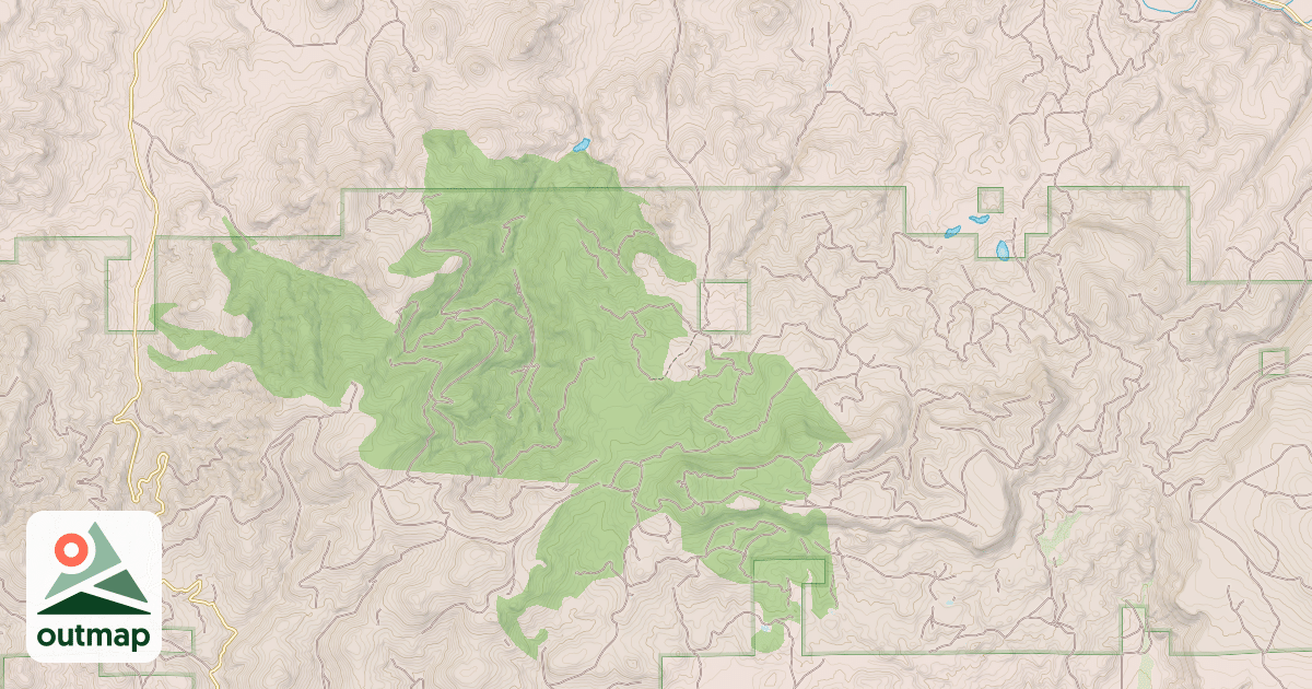 Map of USFS Motor Vehicle Use Map Roads {59B0B5CE-DC55-4E72-B762-AC4F88FF5A3A}