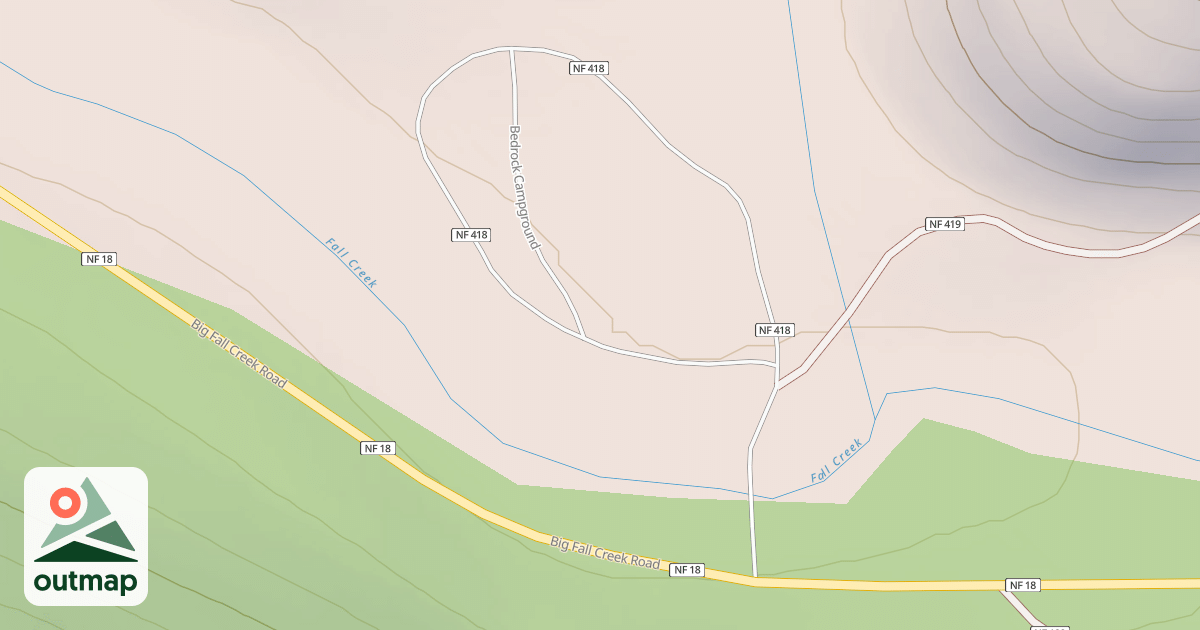 Map of BEDROCK C G