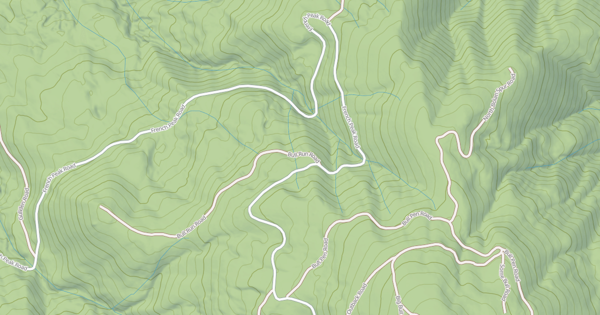 Map preview of FRENCH PEAK