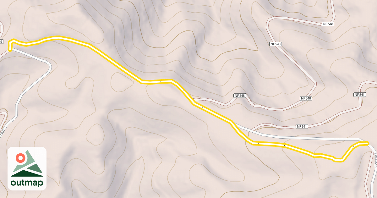 Map of Usfs 385