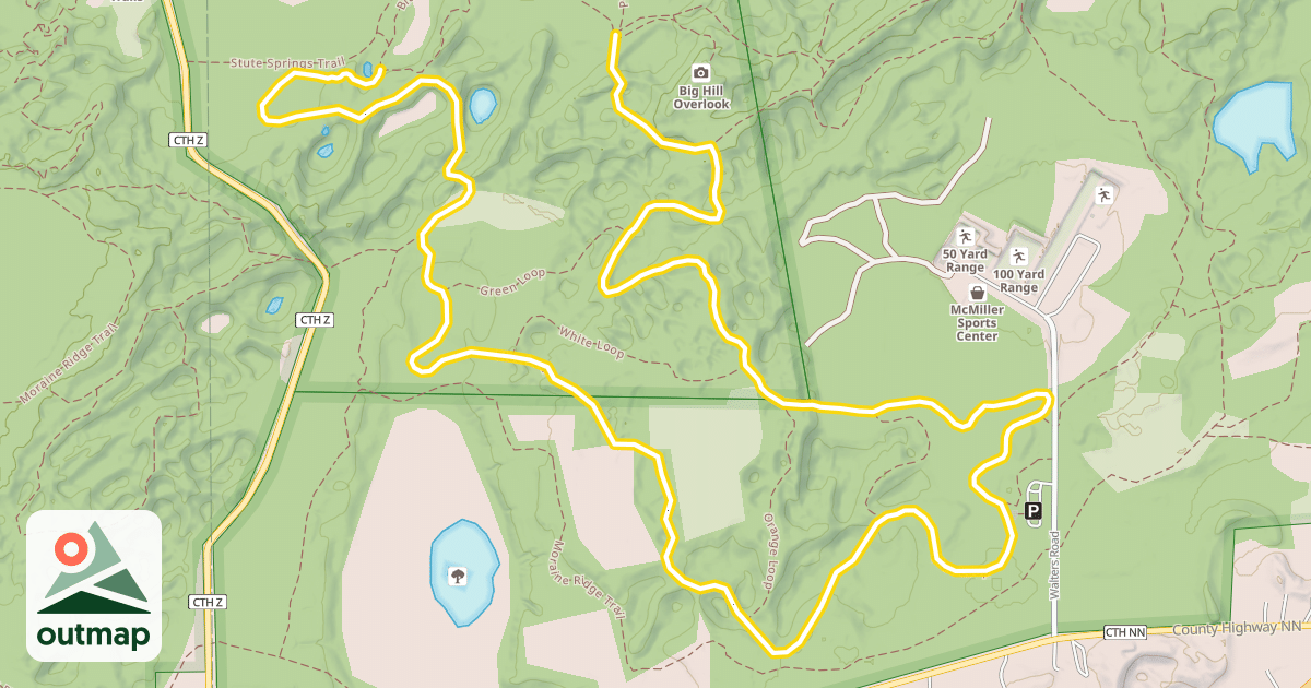 Map of Blue Loop
