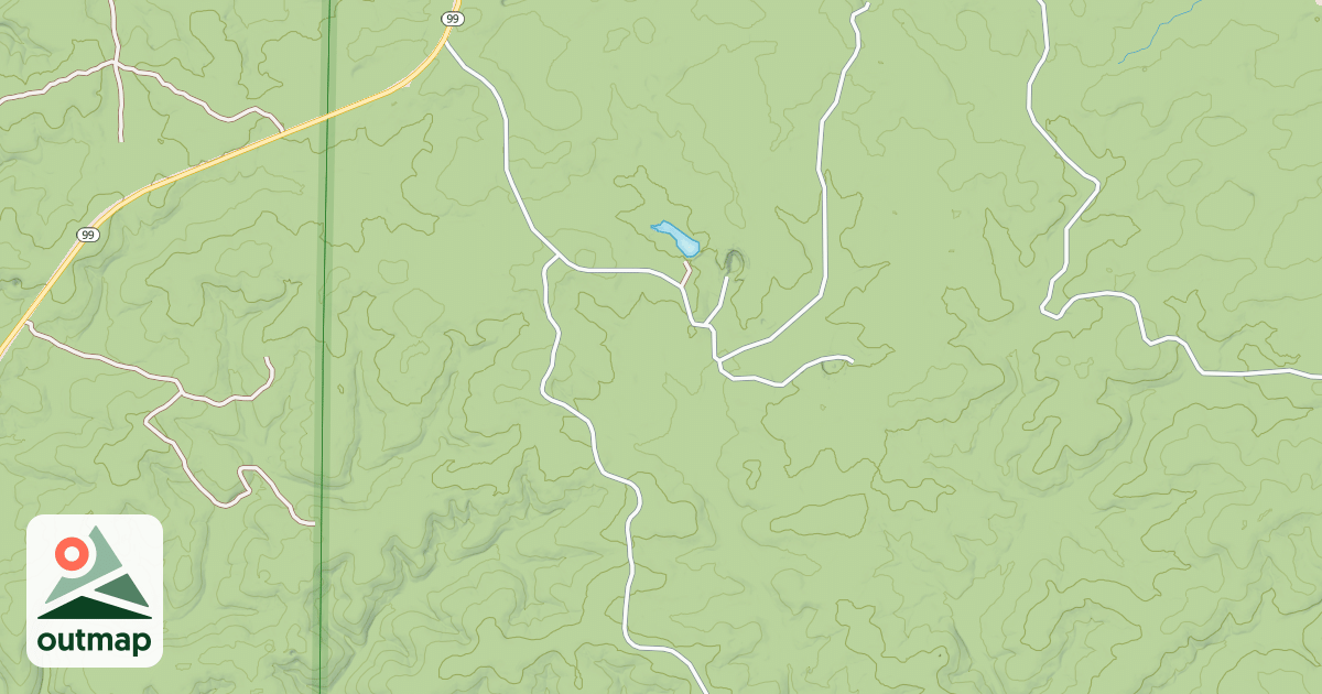 Map of FISHER POND