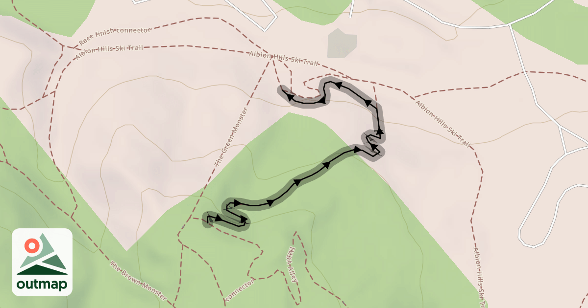 Map of Summer Solstice Light Tunnel