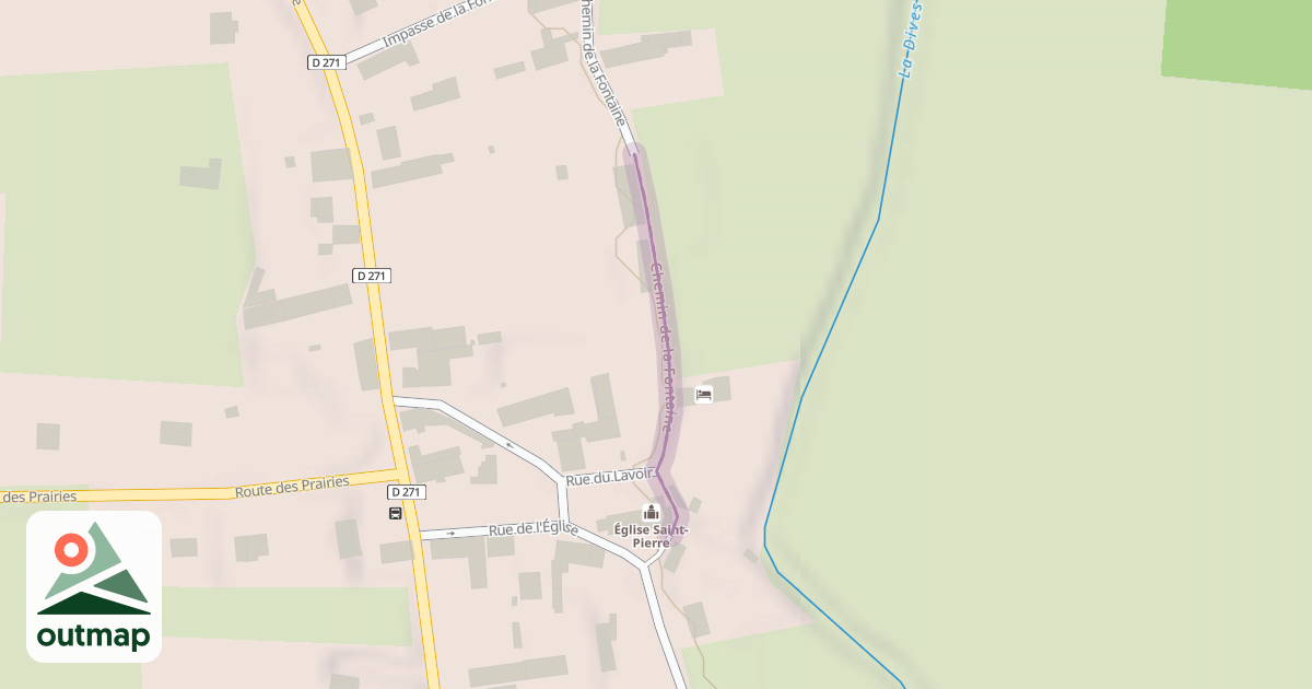 Map of Chemin de la Fontaine