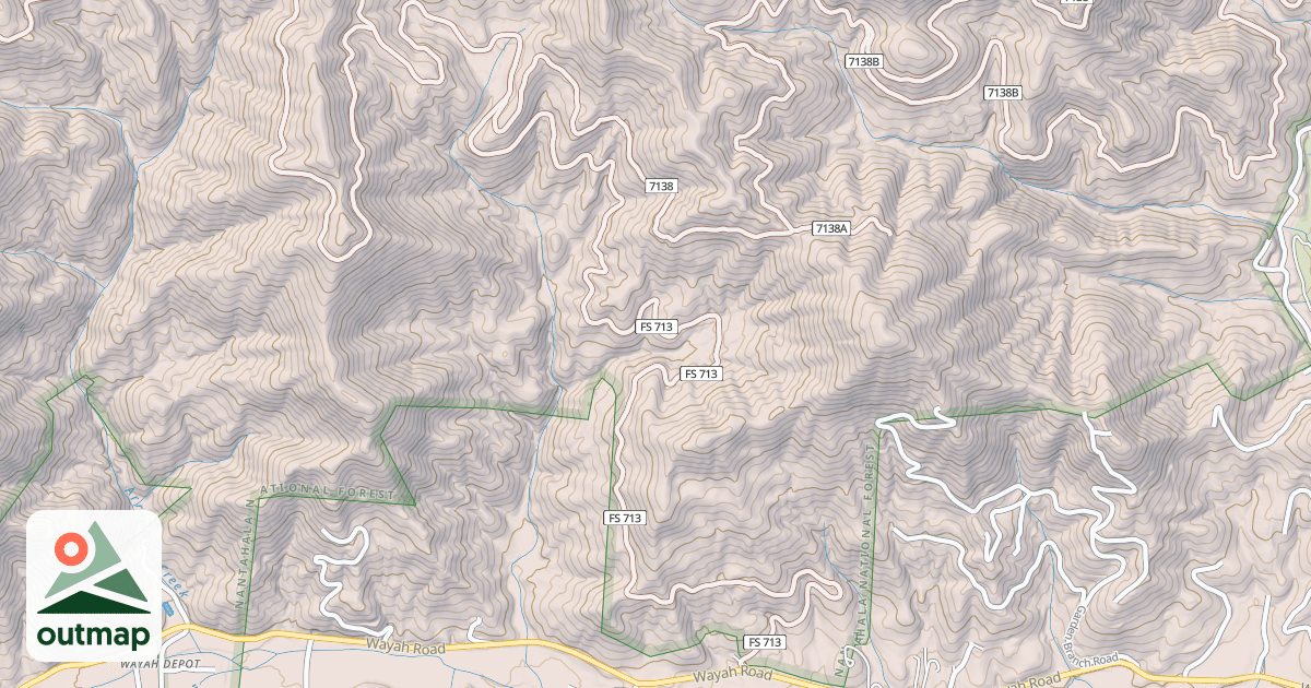 Map of SHINGLETREE BRANCH