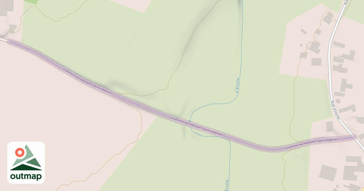 Map of Chemin du Moulin Saint-Martin
