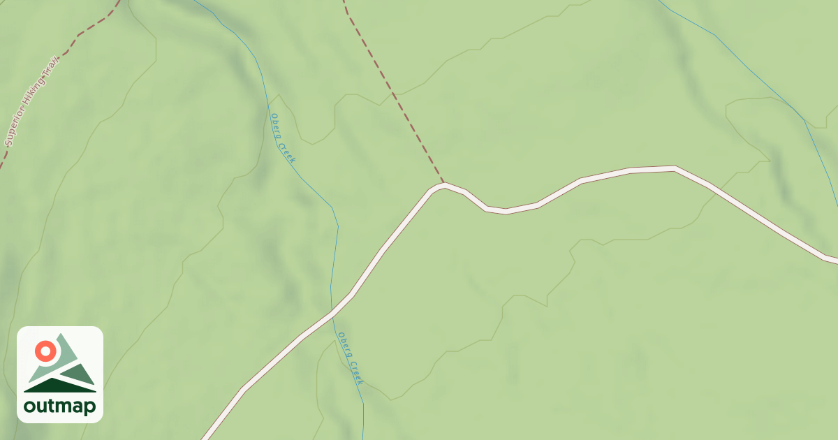 Map of Caribou Snowmobile Trail