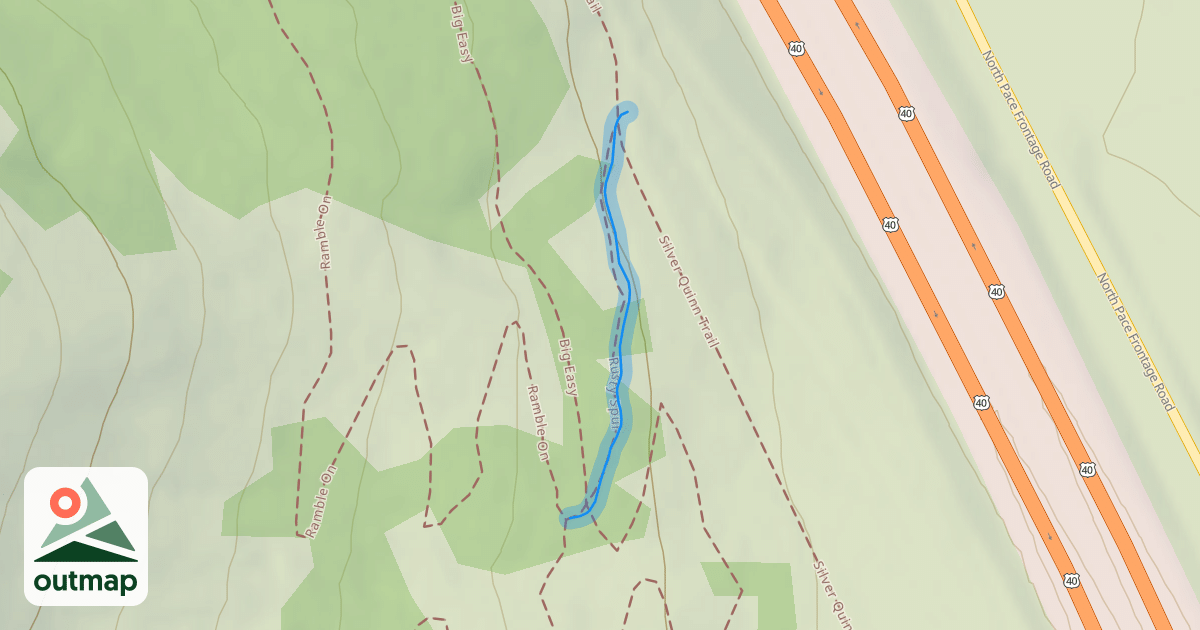 Map of Rusty Spur