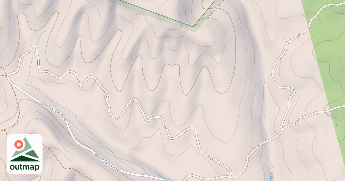 Map of White Sulphur Ohv Trail