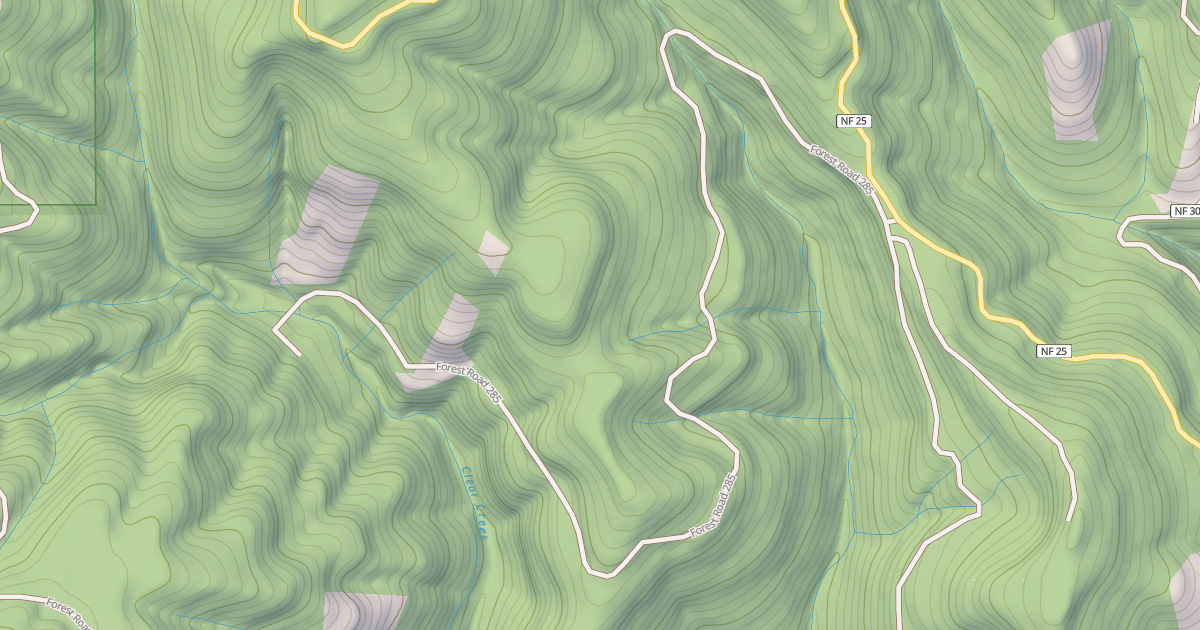 Map preview of CLEAR CREEK