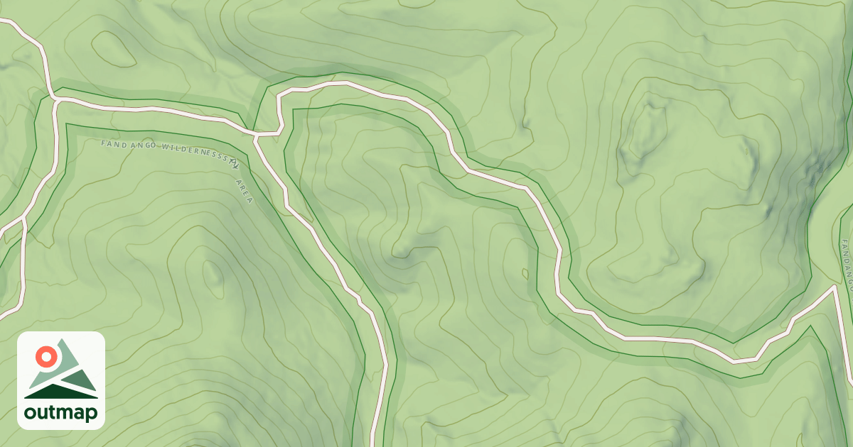 Map of LOWER FANDANGO SPRING