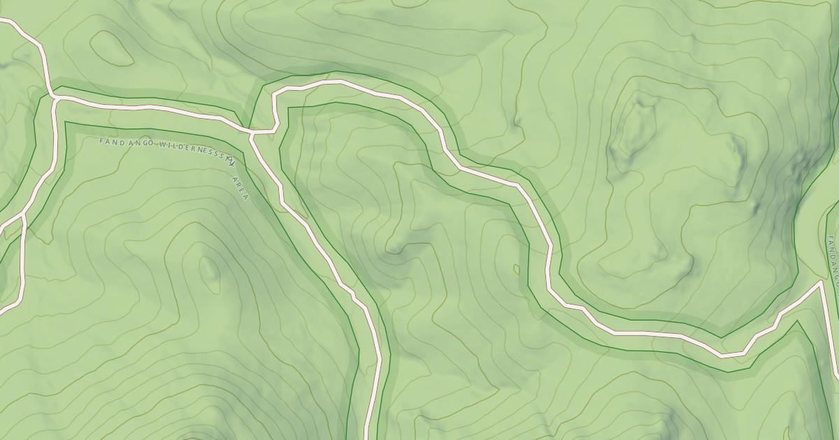 Map preview of LOWER FANDANGO SPRING