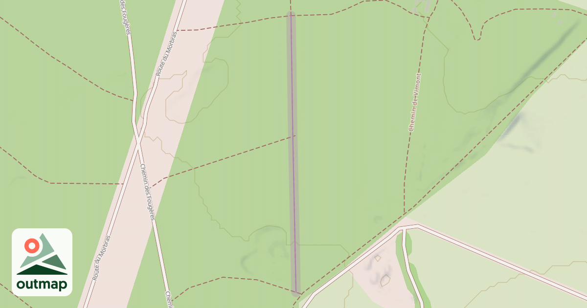 Map of Chemin de Saint-Yon