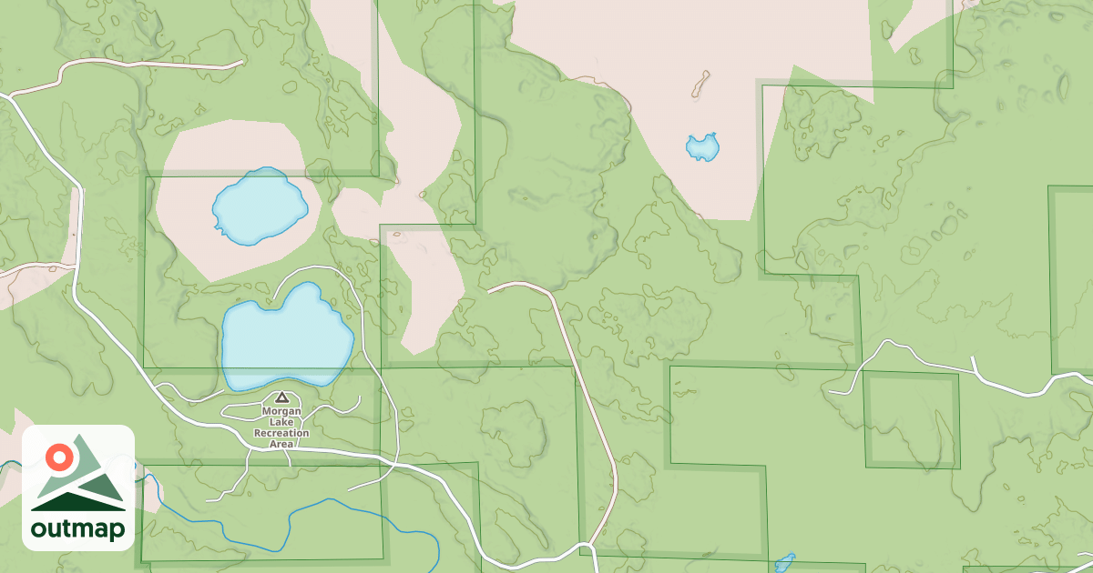 Map of WHEELER LAKE SPUR ROAD