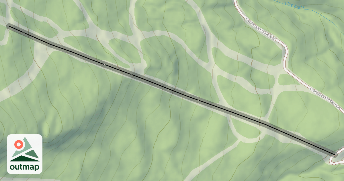 Map of Lower Lift Line
