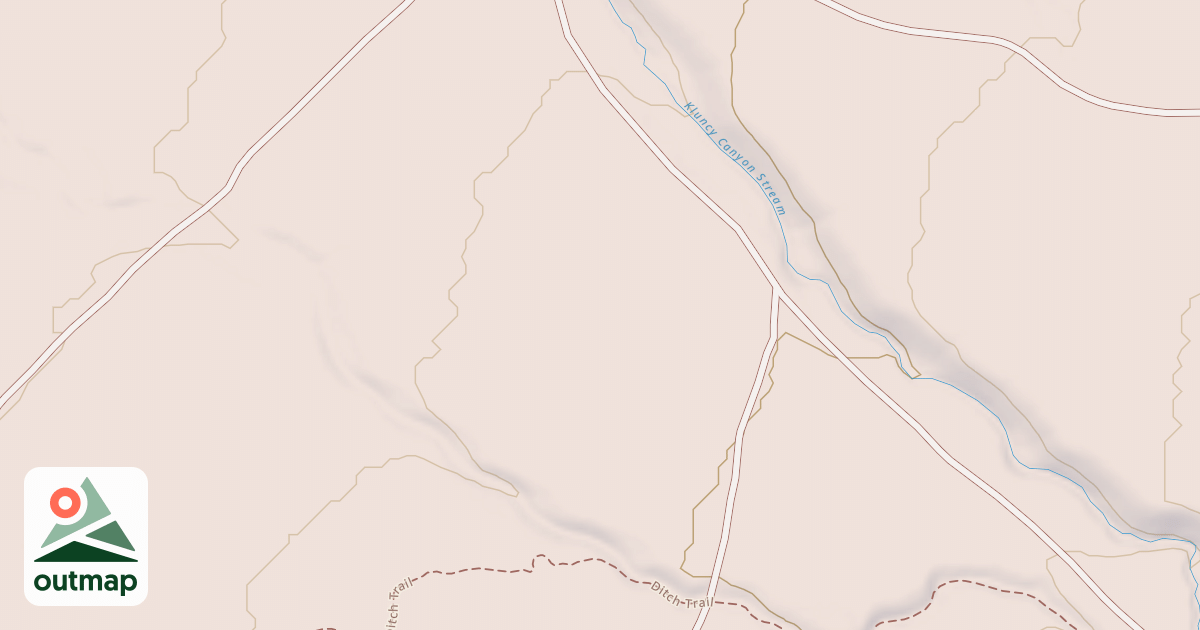 Map of Bloody Shins Trail