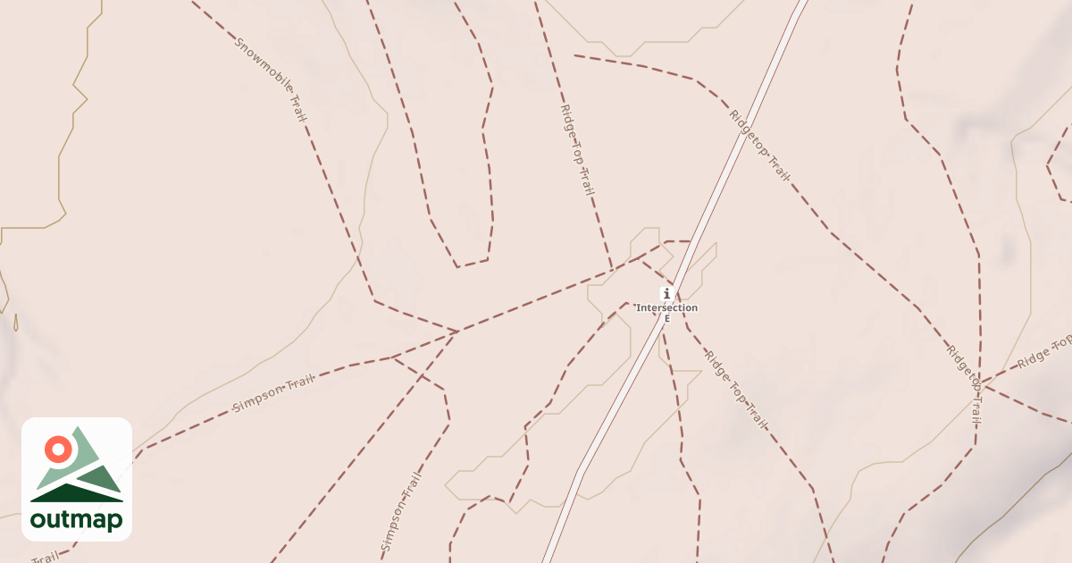 Map of Yellow Creek State Park Trails