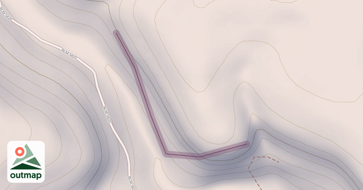 Map of Climbing Crag