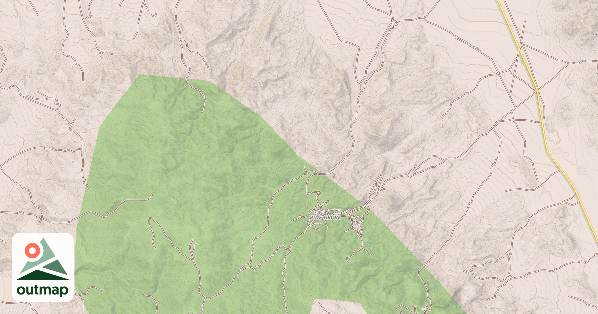 Map of SCOTT CANYON TRAIL
