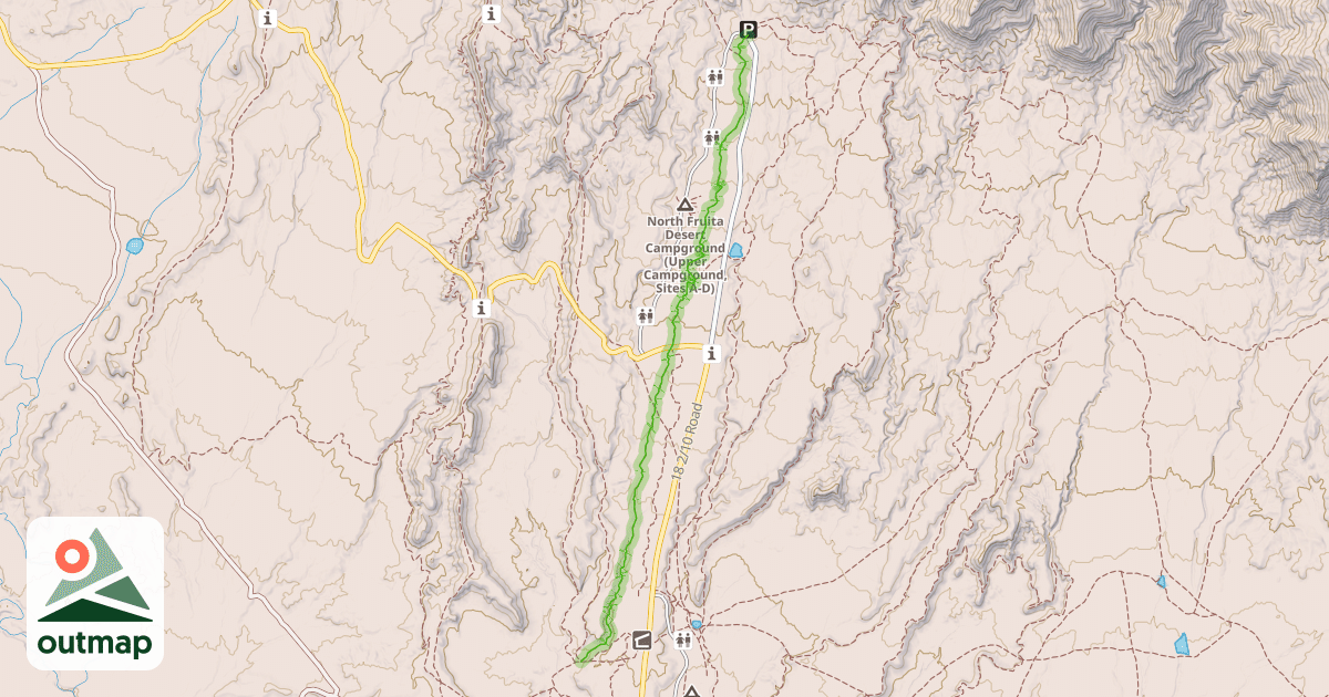 Map of Kessel Run Trail