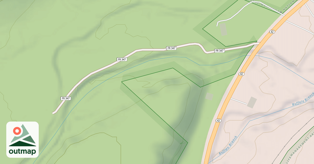 Map of FALLS HOLLOW