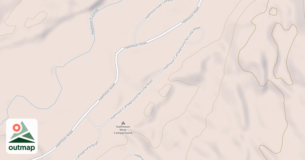 Map of HALFMOON CG NE LOOP