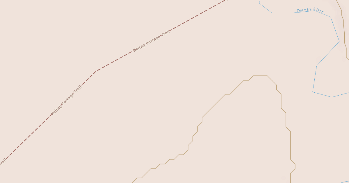 Map preview of Iditarod National Historic Trail