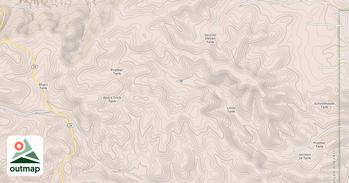 Map of PRATHER CANYON