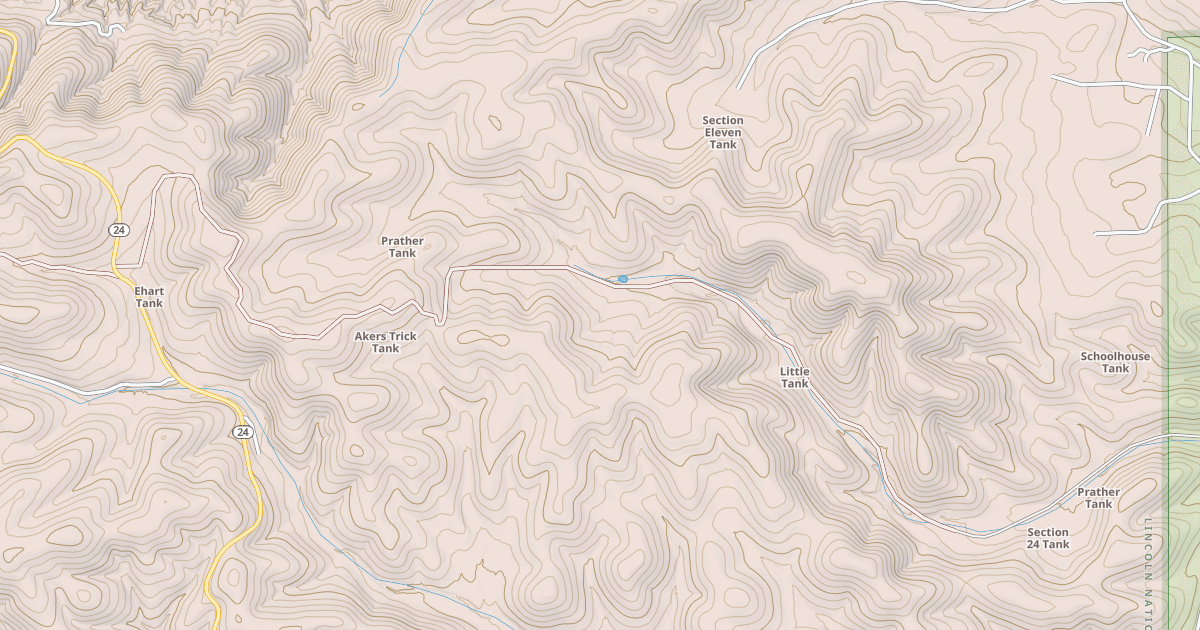 Map preview of PRATHER CANYON