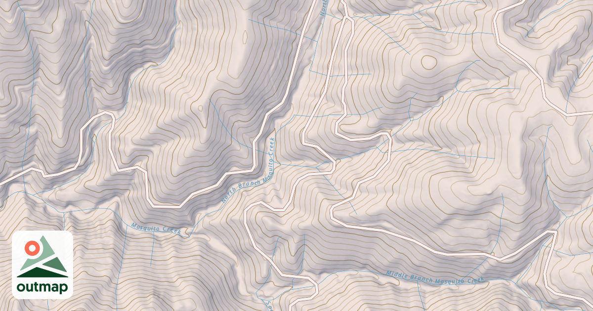 Map of BRANCH CROSS SPUR D