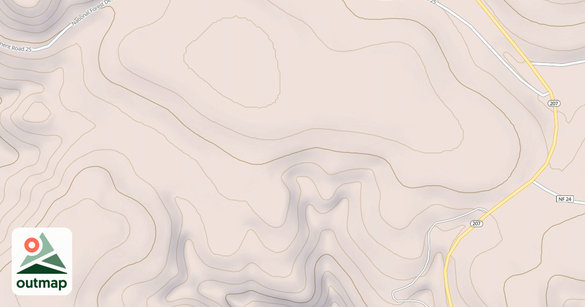 Map of Fairview Trail