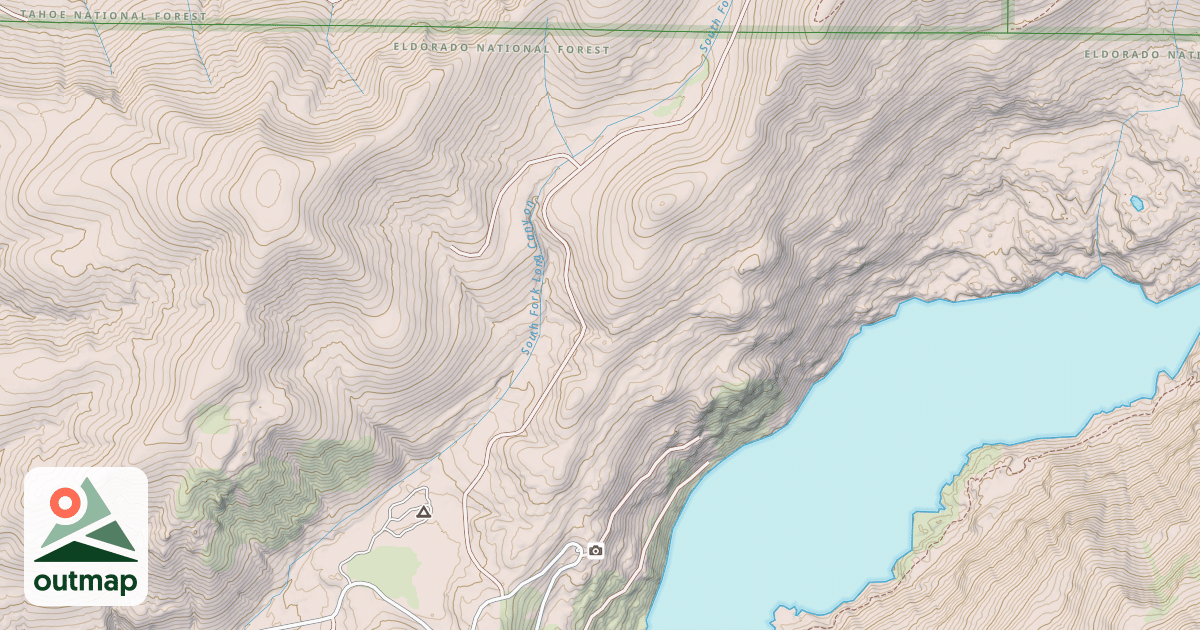 Map of CHIPMUNK RIDGE