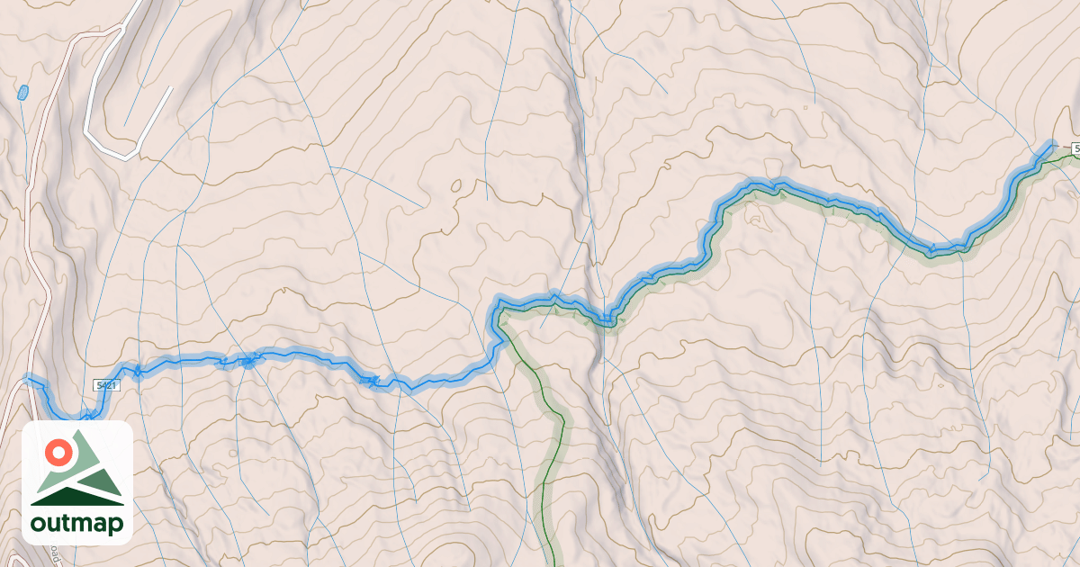 Map of Wilson Mesa