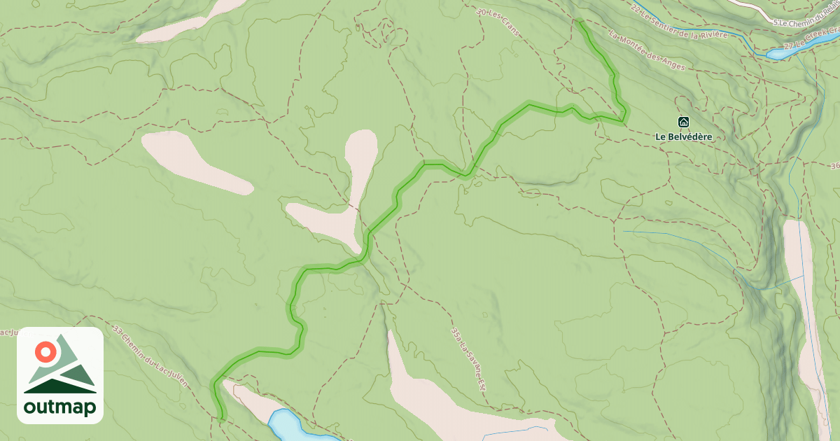 Map of 37 La Ligne Verte
