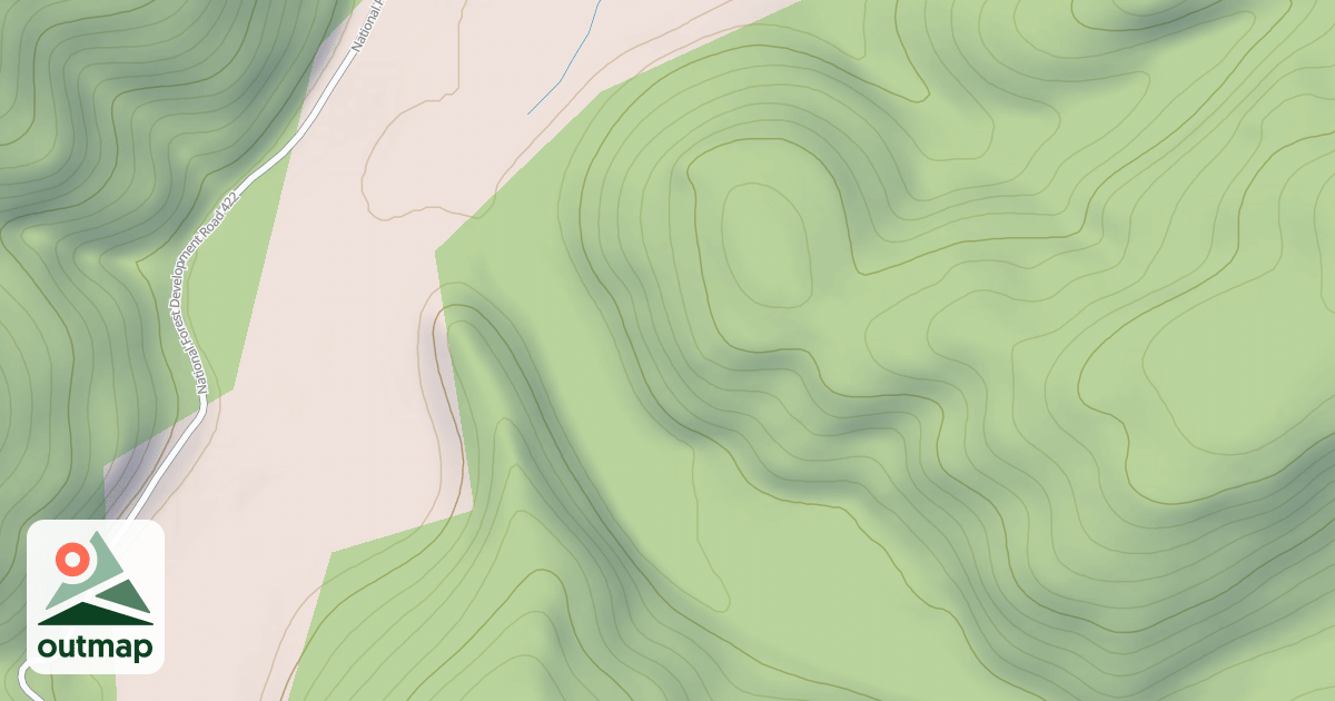 Map of HALSEY CREEK