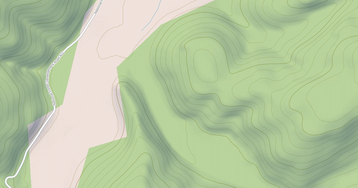 Map preview of HALSEY CREEK
